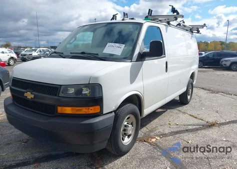 2023 Chevrolet Express Cargo Rwd 2500 Regular Wheelbase Wt z USA, uszkodzony, nr VIN 1GCWGAFP2P1121357